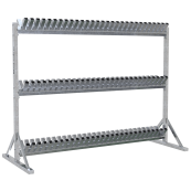 Sign magazine | for holding 30 / 174 signs | Holds 174 signs, | Mounting tubes for 35 x 35 mm signs, | External dimensions: 2100 x 850 x 1612 mm